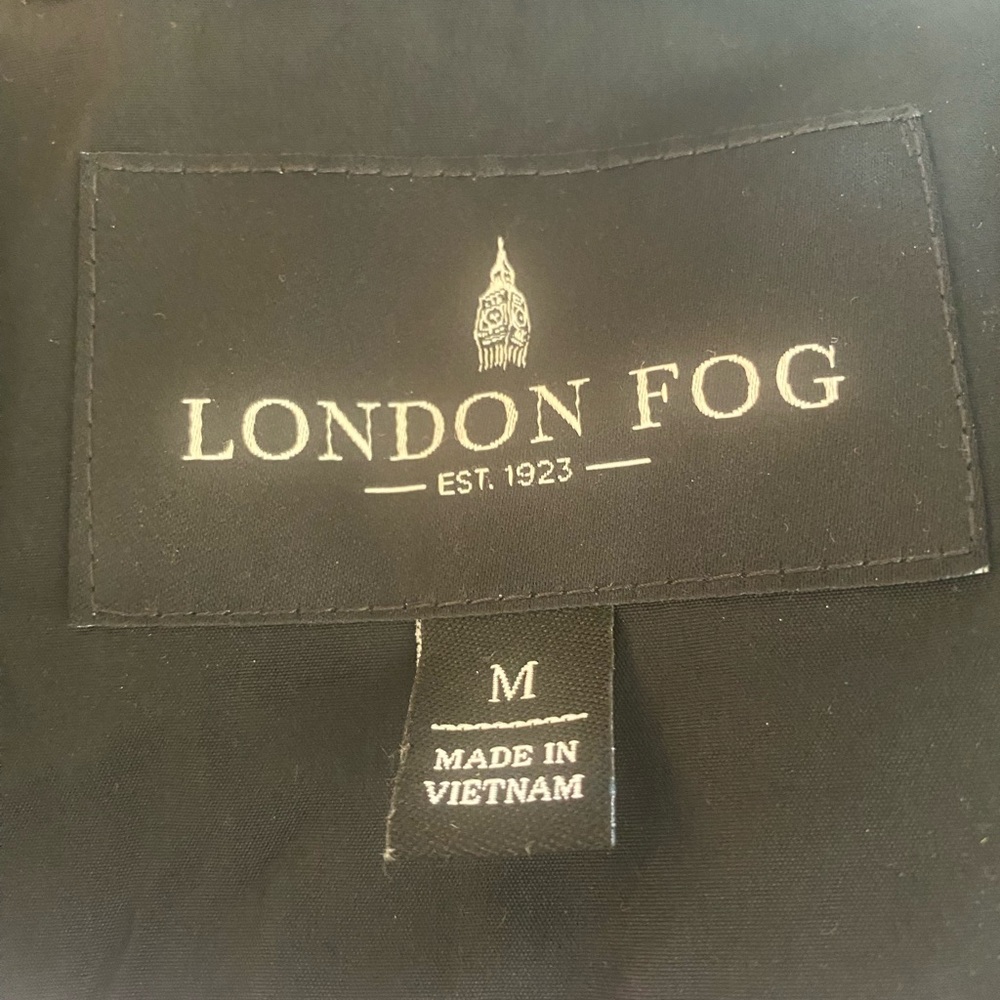 London Fog raincoat with hood